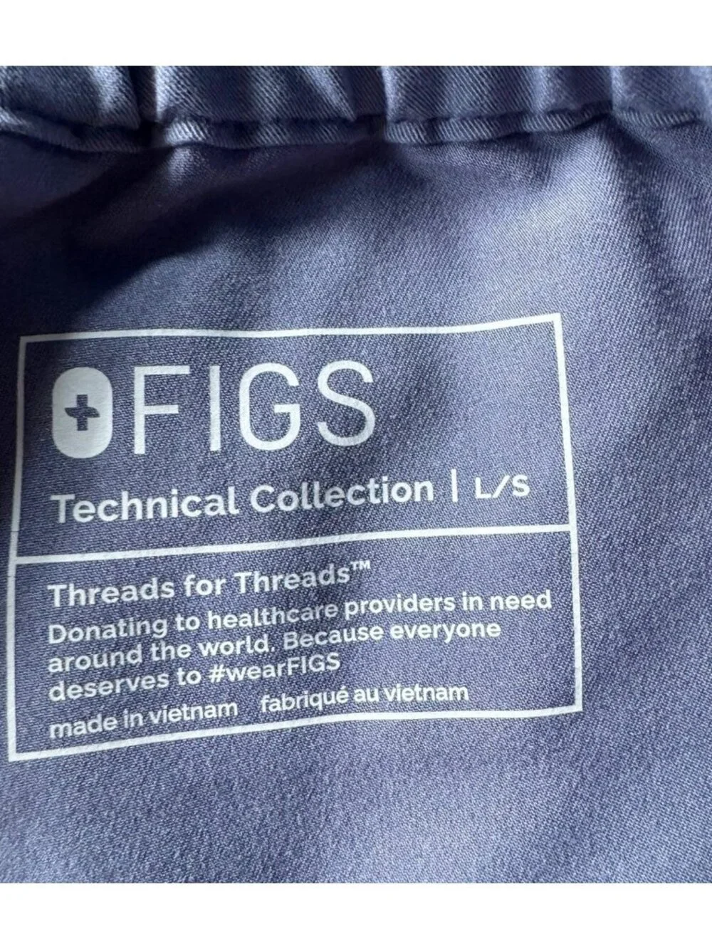 FIGS Men's Sz L Short Pisco Basic Scrub Pants in Space Navy FM4500S